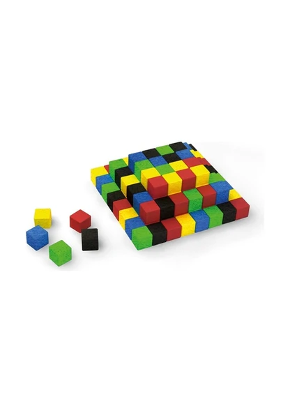 Redka Ahşap Renkli Birim Küpleri 100 Parça Lisanslı Ürün - Resim 7