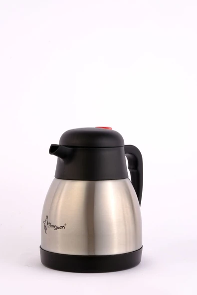 Penguen 1100P Paslanmaz Çelik Çay Termosu 1 Litre - 12-24 Saat Soğuk, 8-12 Saat Sıcak Tutma - Paslanmaz Çelik - 7