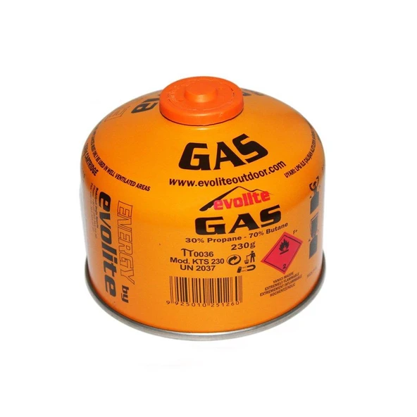 Evolite Butane Propane Vidalı Ocak Kartuşu 230Gr ürün görseli
