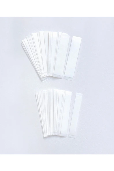 KUBBE Şeffaf Çift Taraflı Dekolte Bandı (YAKA VE KIYAFET BANDI) 2.5x7.5 Cm - 7