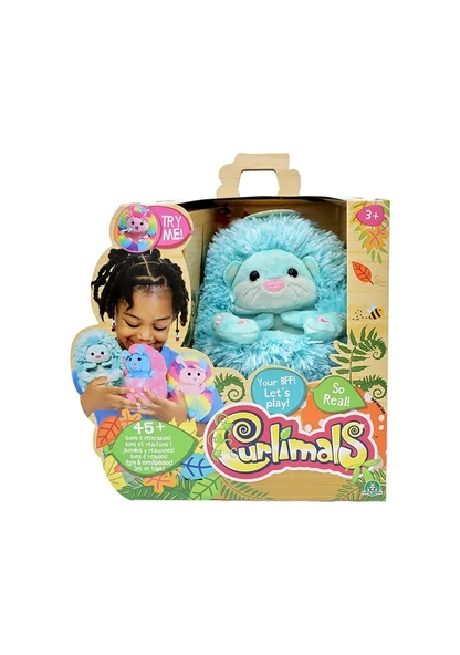 Curlimals Gıdıklanan Samur Lottie 3733 Lisanslı Ürün