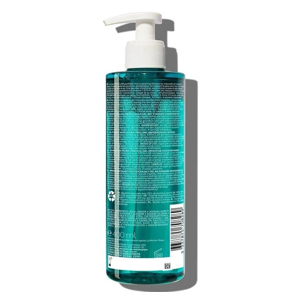 La Roche Posay Effaclar Micro Peeling Gel 400ml | Yüz ve Vücut Temizleme Jeli - 2
