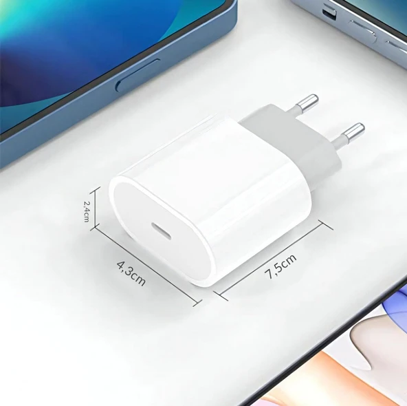 20W USB-C Hızlı Şarj Güç Adaptörü - 3