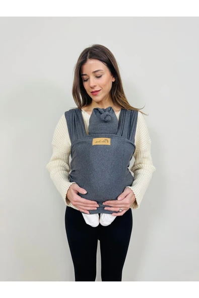 KUBBE İki Parça Sırt Destekli Bebek Taşıyıcı  Sling - Şapka ve Torba - 2