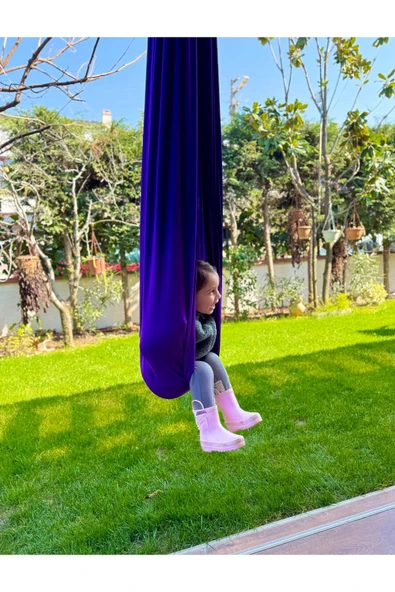 KUBBE Koza Cuddle Yoga Swing Çocuk Aktivite Gelişim Salıncağı Duyusal Salıncak, Hamak Salıncağı - 2