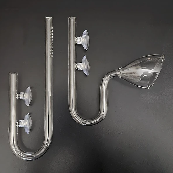 Cam Aparat Düz Emiş + Çan Ağız Veriş 13 mm ürün görseli