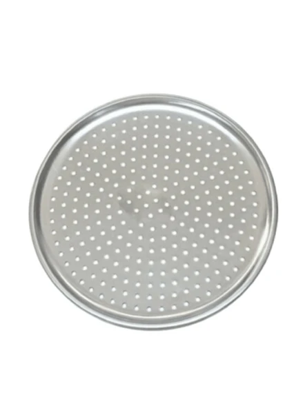 Çelik Pizza Tepsisi 32 cm Paslanmaz Çelik Tepsi - 2