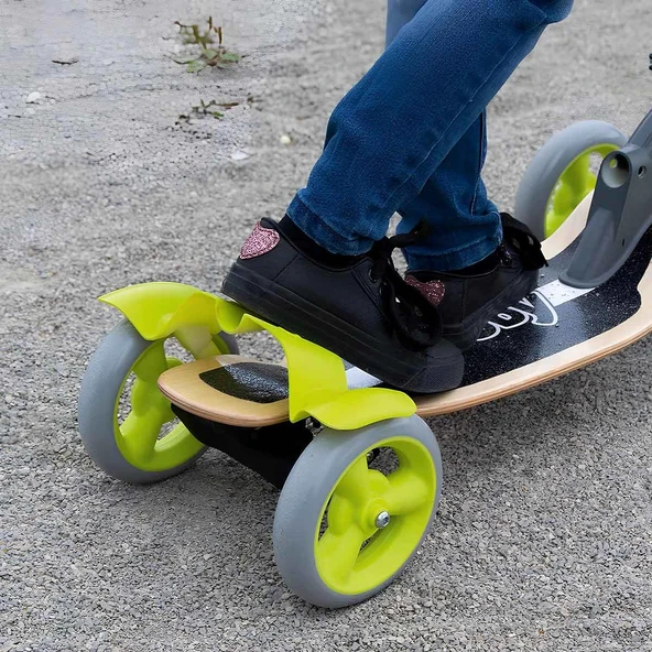 Smoby S-Cruiser Ahşap 4 Tekerlekli Scooter 7600750700 - 6