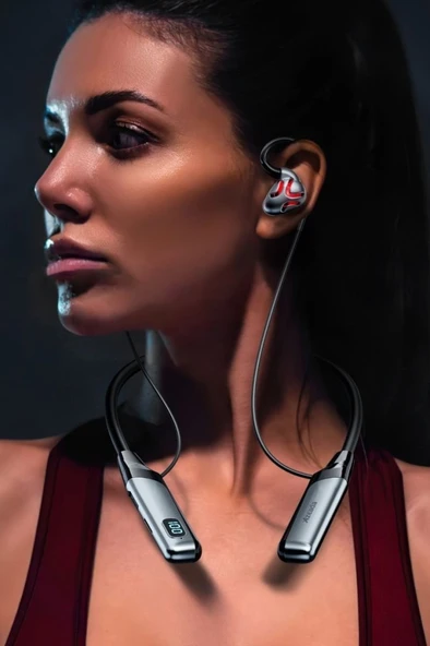 PDAteknoloji AZ-BN02 Boyun Askılı Bluetooth Kulaklık (400mah, 60 saat bekleme) - Resim 4