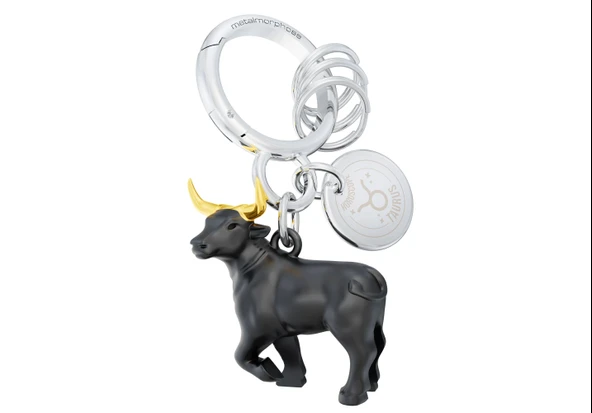 Metalmorphose Burç Koleksiyonu Boğa Anahtarlık / Çanta Aksesuarı - 4