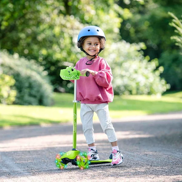 Evo Dino 3 Teker Işıklı Mini Scooter - 8