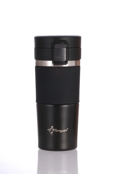 Penguen Termos Mug 400 Ml - Filtre Kapak Paslanmaz Çelik - 5