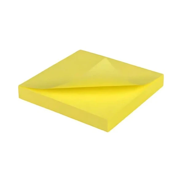 Notix Yapışkanlı Not Kağıdı Pastel Sarı 75 mm x 75 mm 100 Yaprak - 2