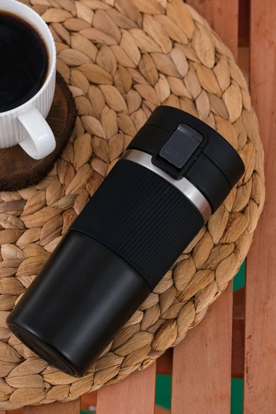 Penguen Termos Mug 400 Ml - Filtre Kapak Paslanmaz Çelik - 2
