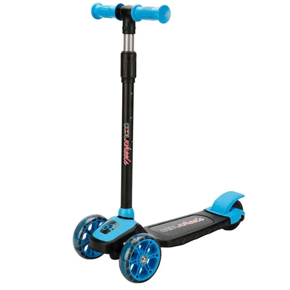 Twist 3 Tekerlekli Işıklı Scooter Mavi - 2