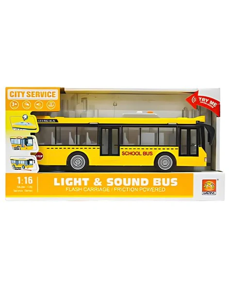 Ctoys Okul Otobüsü Sarı WY910A