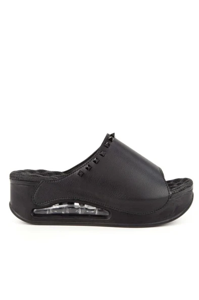 Muya Gema 31211-001 Air Max Anatomik Taban Kadın Terlik Siyah 36-40 - Resim 2