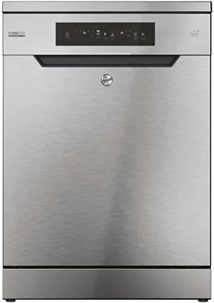 Hoover HF 3E9L0X2-17 E Enerji Sınıfı 13 Kişilik 5 Programlı Wi-Fi+Bluetooth Bağlantılı Bulaşık Makinesi Inox