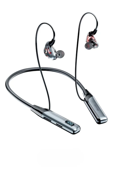 PDAteknoloji AZ-BN02 Boyun Askılı Bluetooth Kulaklık (400mah, 60 saat bekleme) ürün görseli 1