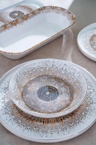 Acar Sofiya 27 Parça 6 Kişilik Yemek Takımı SR-07800 - 2