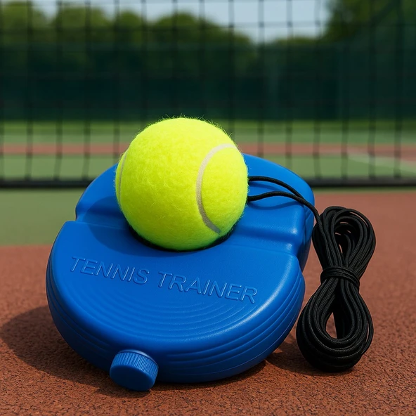 Geri Dönen Tenis Topu Antrenman Seti – Solo Antrenman İçin Mükemmel Yardımcı CKS-189-ANT - 3
