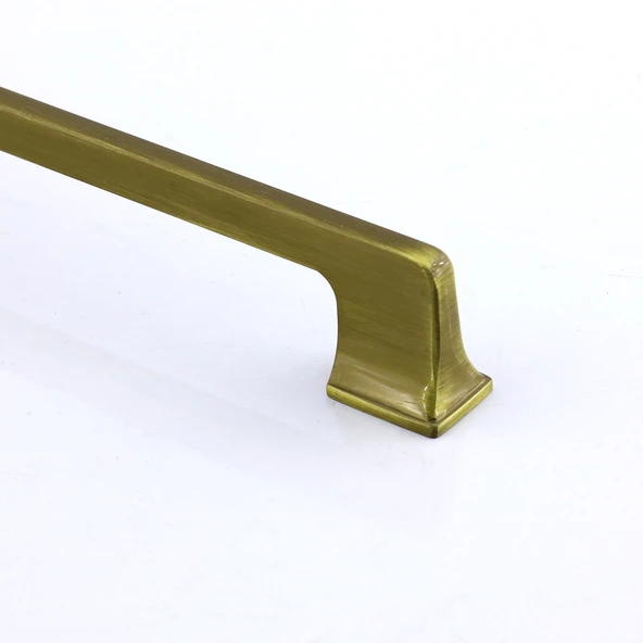 Gediz Metal Antik Sarı Kulp 320 mm 32 cm Mobilya Çekmece Mutfak Dolabı Dolap Kapak Kulp Kulb Kulpu - Resim 3