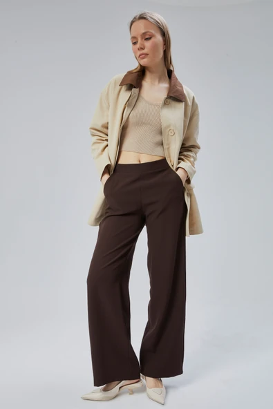 Vizon Oversize Casual Midi Trençkot - 11