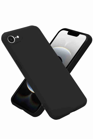 iPhone 16e Uyumlu İçi Kadife Nano Şık Silikon Kapak