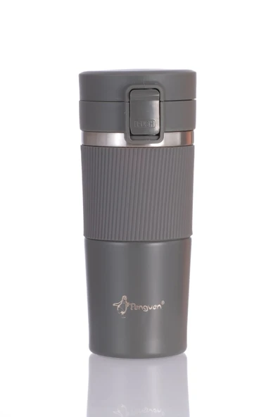 Penguen Termos Mug 400 ml Filtre Kapak Paslanmaz Çelik - 5