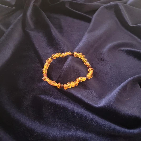 Kehribar Bileklik Karışık Kesim Bebek Genç - 3