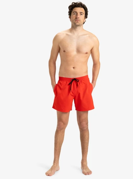 Quiksilver Everyday Solid Volley 15" Erkek Yüzücü Mayo EQYJV04120 Kırmızı - 4
