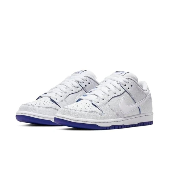 Nike Dunk Low Premium White Game Royal Erkek Spor Ayakkabı - 3