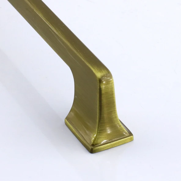 Gediz Metal Antik Sarı Kulp 160 mm 16 cm Mobilya Çekmece Mutfak Dolabı Dolap Kapak Kulp Kulb Kulpu - Resim 5