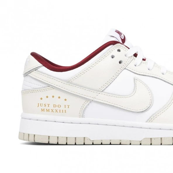Nike Dunk Low Just Do It White Sail Spor Ayakkabı - Resim 3