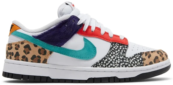 Nike Dunk Low Safari Mix Mismatch Spor Ayakkabı