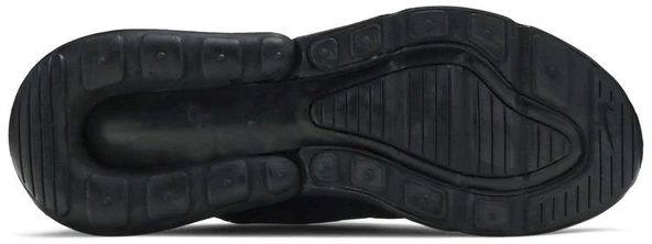 Nike Air Max 270 Triple Black Spor Ayakkabı - Resim 4