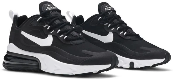 Nike Air Max 270 React Black White Spor Ayakkabı - 8