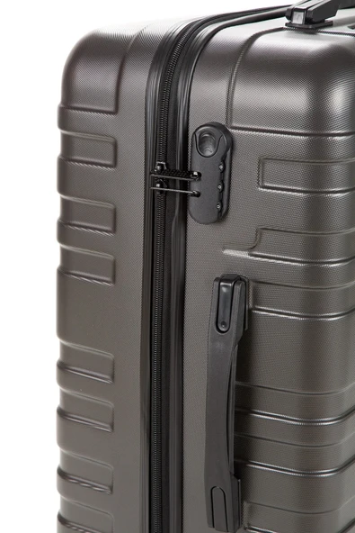 Fossil Unisex Büyük Boy Valiz Antrasit 123X - Resim 5