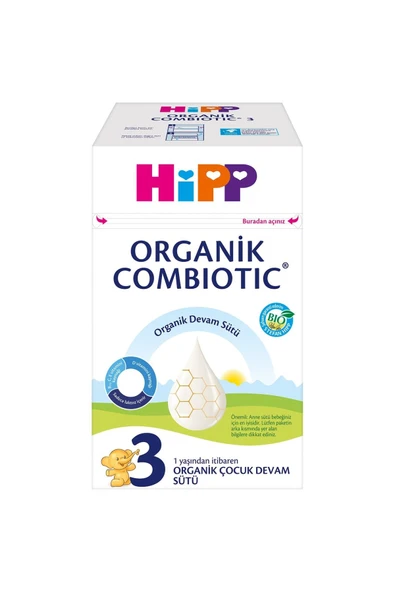 Hipp 3 Organik Combiotic Bebek Sütü 800gr ürün görseli