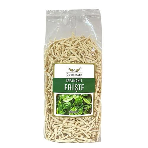 Gurmezade Ispanaklı Yumurtalı Erişte 500 g e