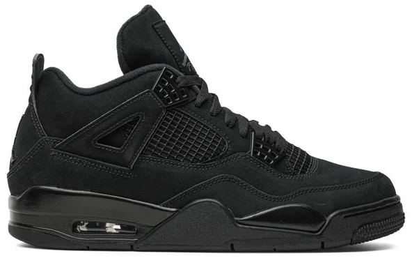 Nike Air Jordan Retro 4 Black Cat Spor Ayakkabı