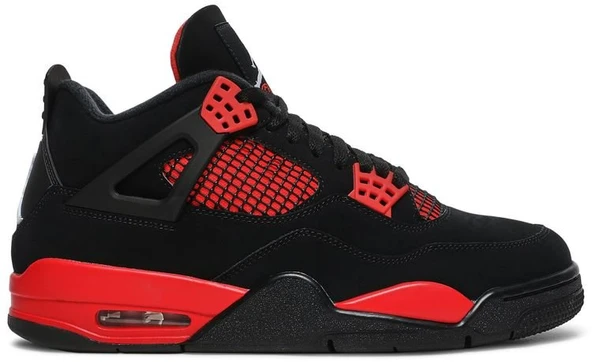 Nike Air Jordan Retro 4 Red Thunder Spor Ayakkabı