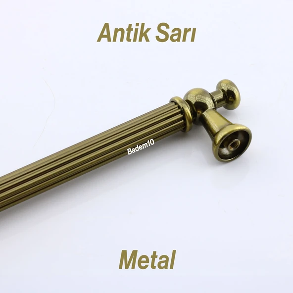 Selçuklu Antik Sarı Metal Kulp 224 mm Mobilya Çekmece Mutfak Dolabı Dolap Kapak Kulpları Kulb Kulpu - 3