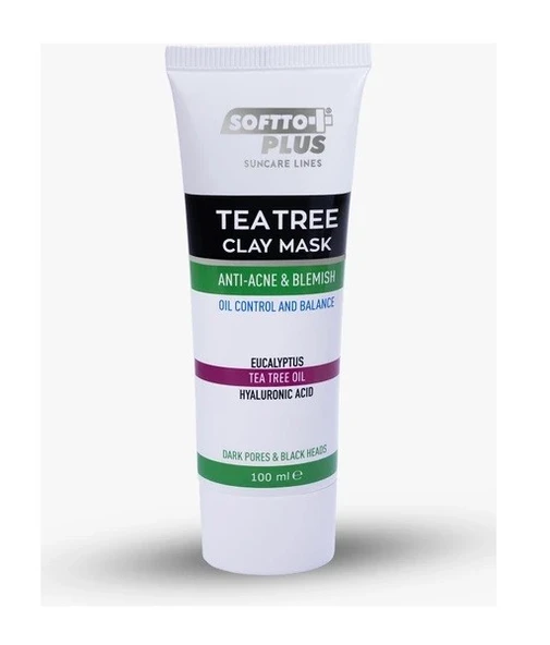 Softto Plus Kil Maskesi Okaliptus Sivilce Akne Kaşşıtı 100 Ml