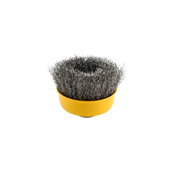 Saçaklı Çanak Fırça 65 mm Pas Kir Toz Temizleme Metal Temizlik Fırçası - Resim 3