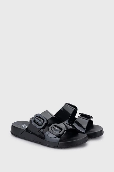 İgor S10334-002 HABANA BRILLO Anatomik Taban Kadın Terlik Siyah 36-41 - 8