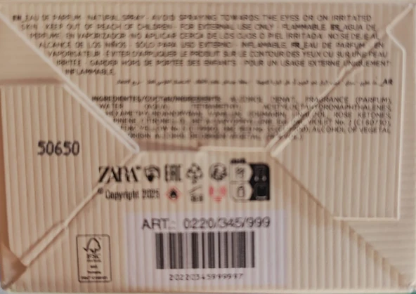 ZARA WARM GLANCE EDP 100 ML (3,4 FL.OZ) - Resim 6