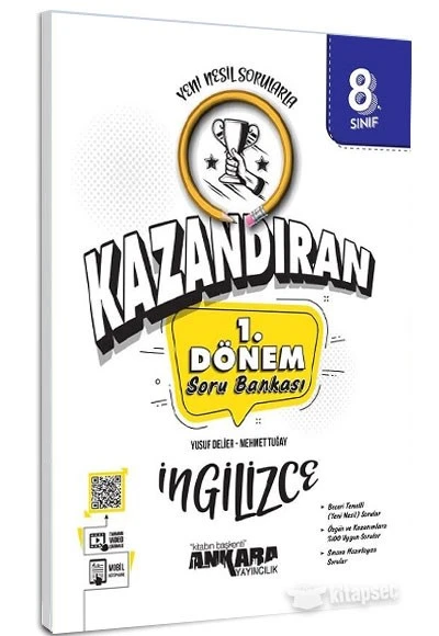 8. Sınıf LGS İngilizce 1. Dönem Kazandıran Soru Bankası Ankara Yayıncılık