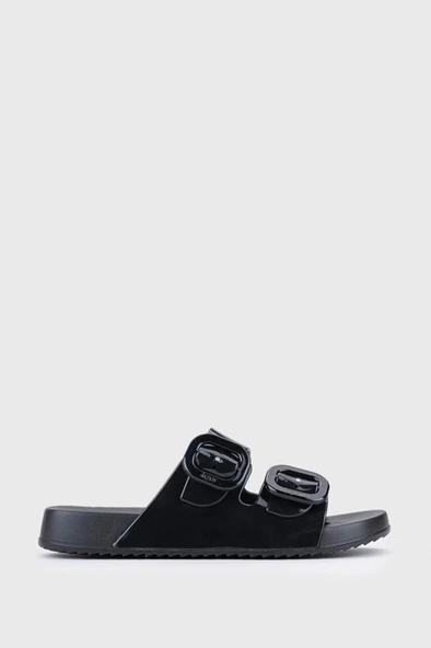 İgor S10334-002 HABANA BRILLO Anatomik Taban Kadın Terlik Siyah 36-41 - 4