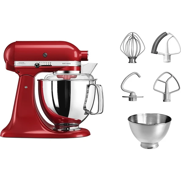 KitchenAid Artisan 5KSM175PSEER Empire Red 300 W 4.8 lt Mutfak Şefi - 3
